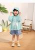 LUSON Children's Clothing Children's Summer Cartoon Hooded Sunscreen Jacket