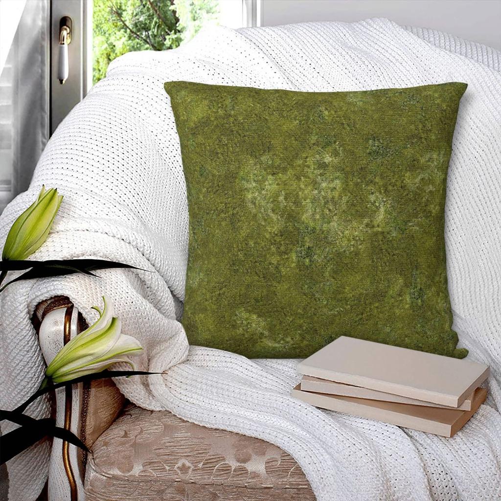 Grass Battlemat x Square Pillowcase Pillow Cover Polyester Cushion Zip Decorative Comfort Throw Pillow for Home Car