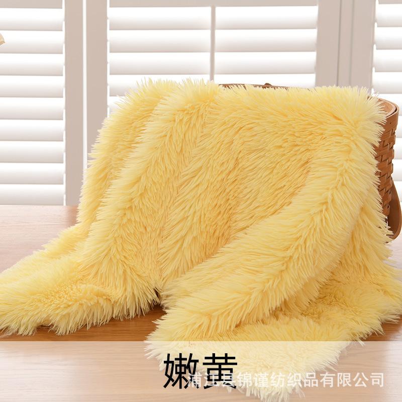 Plush Curly Fabric Soft Thickened For Monster Toys Pillow Hat Doll Handmade Diy Po Background Decoration Fabric Multi-Purpose