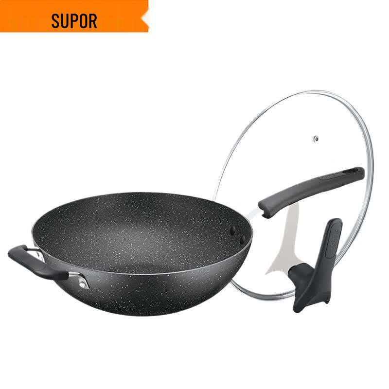SUPOR Maifan Stone Non-Stick Stir Fry Pan