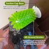 Suction Cup Turtle Cleaning Brush for Shell Scrubbing Durable Bristle Cleaner Accessory for Aquarium Turtle Tank Decor