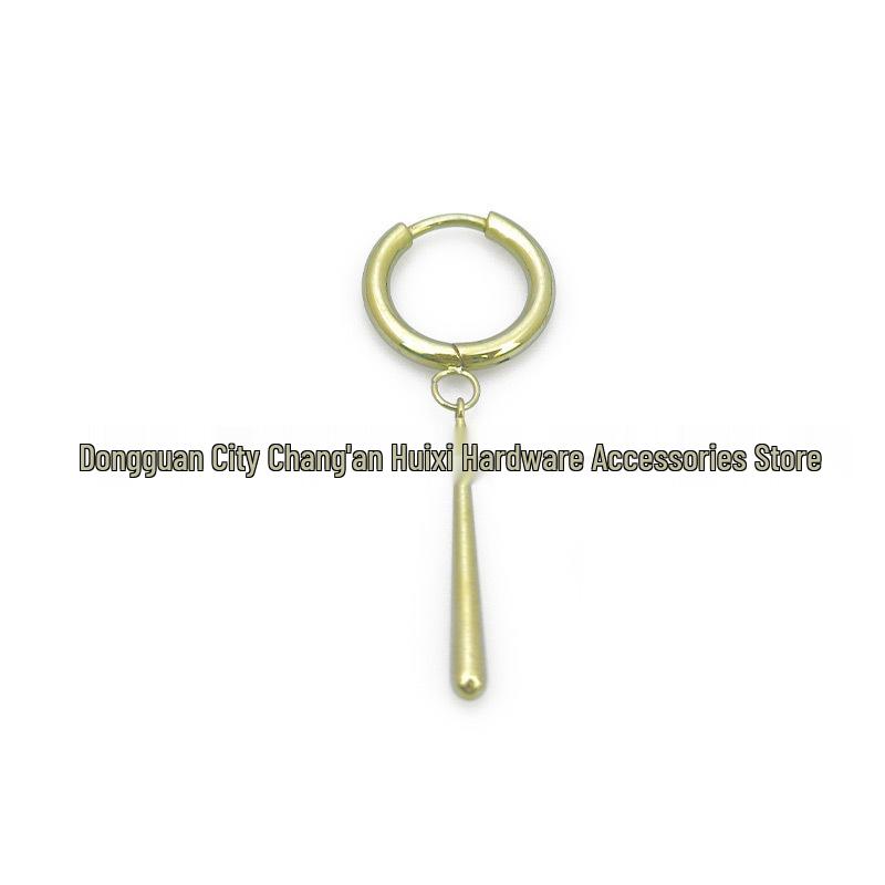 Titanium Alloy Water Drop Pendant Earrings with Anodized Color Change – G23 Titanium Hoop Body Piercing Jewelry.