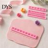 Polymer Clay Cutters 6Pcs Flower Petal Cutter, 6 Shapes 3D Making Craft Mold Tool, Handmade Plastic Crafting Tools for DIY Lovers
