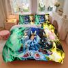 Sonic Heroes Adventure Print 3Pcs Bedding Setduvet Cover With 2 Bedropillowcase Home Birthday Gift