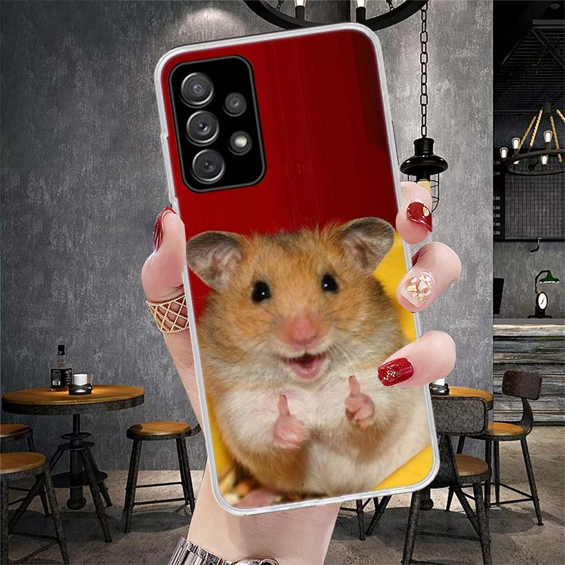 Cute Lovely Pet Hamster Soft Phone Case For Samsung Galaxy S22 S23 S24 S25 Edge S26 Ultra S20 FE S21 Plus + Fundas Coque Galaxy