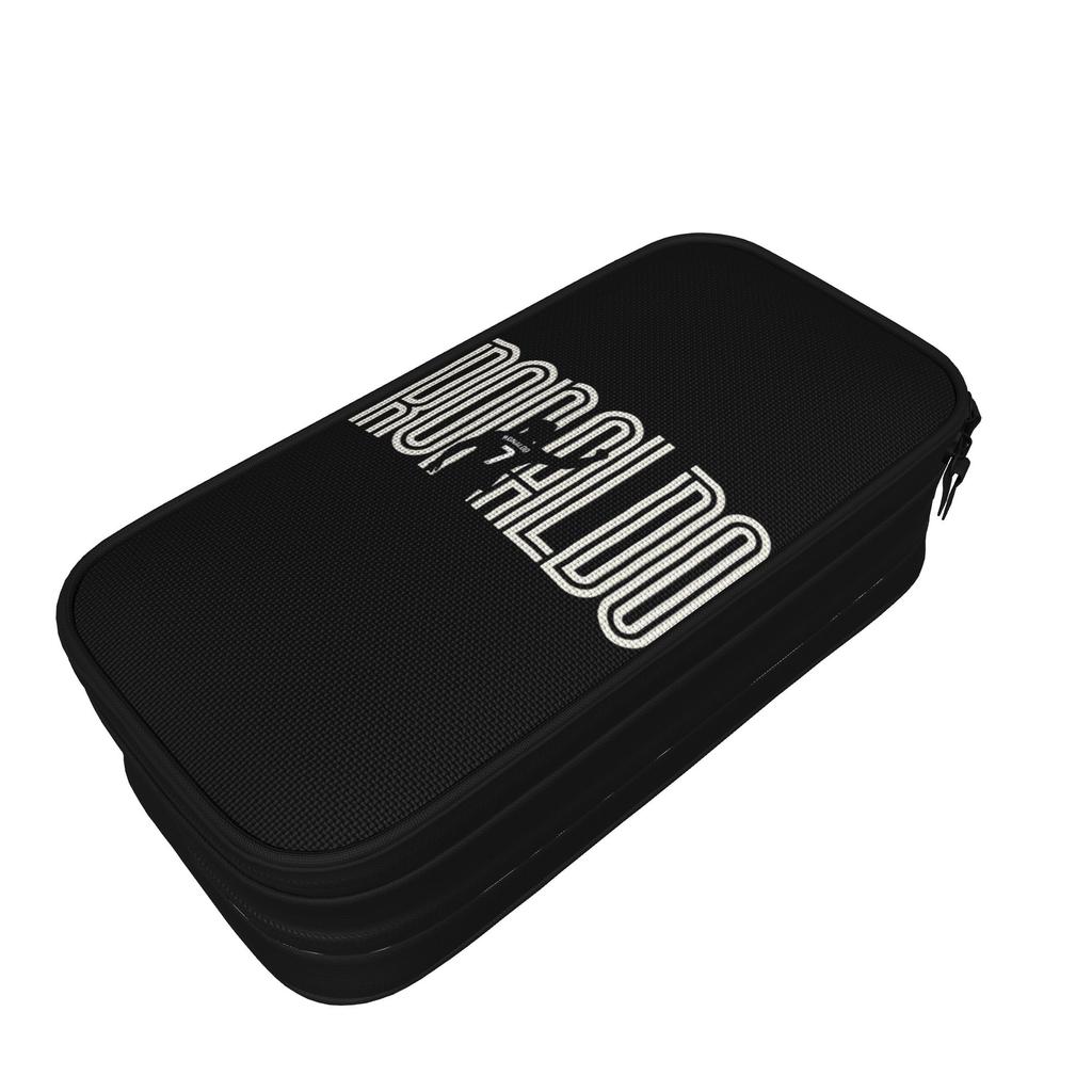 CR7 Football Pencil Cases Ronaldos Pencilcases Pen for Student Big Capacity Bag School Supplies Gift Stationery