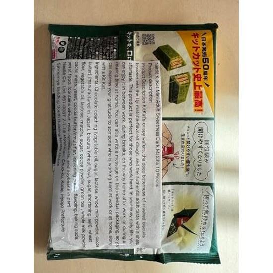 Nestle KitKat Mini Dulceață pentru Adulți Matcha Bogat 10 bucăți