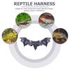 Wing-Shaped Reptile Chest Harness Adjustable Comfortable Vest Training Harness for Outdoor Small Lizards Iguanas Bearded
