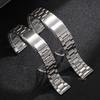 Stainless Steel Watch Band Bracelet 12mm 14mm 16mm 18mm 20mm 22mm 24mm Women Men Metal Wristband Replacement Strap Universal