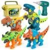 Montage Dinosaurier Modell Spielzeug Kinder Lernspielzeug Mit Aufbewahrungsbox Schraube DIY Set Für Jungen Geschenk