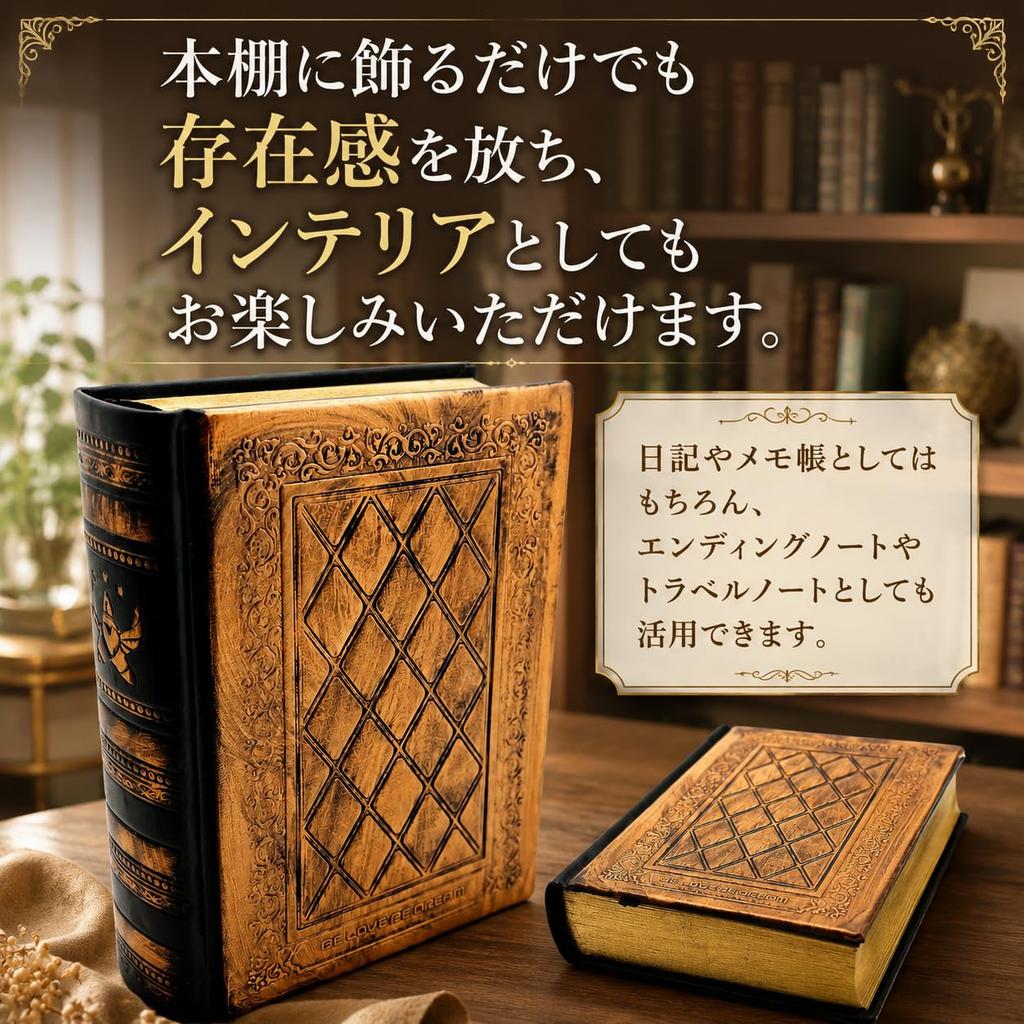 Anopono Antique-Style B6 Hardcover Notebook