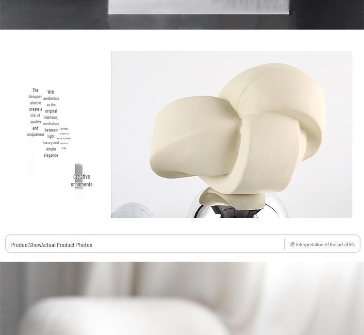 Modern Light Luxury Art Decor: Abstract Geometric Twisted Woven Sculptures for Homes & Offices