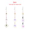 Pendentif Cristal Forme Flocon de Neige Ange Ornement Couleur AB Étoile de Mer Capteur de Soleil Décoration Suspendue Pour Jardin