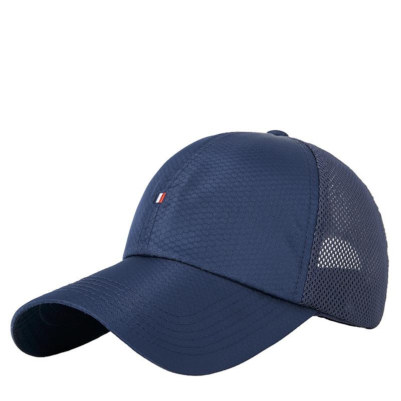 Summer New Retro Embroidery Baseball Cap Female Outdoor Sports Hat Men Sunshade Breathable Quick Dry Soft Top Duck Tongue Cap