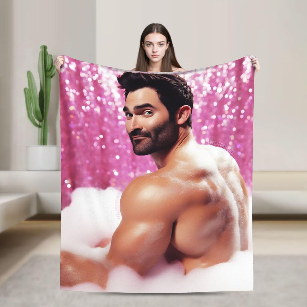 Jonathan Bailey Blanket  Travel Flannel Throw Blanket For Couch Bed Super Soft Design Quality Bedspread Gift Idea