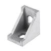 10pcs Silver Corner Bracket Aluminum Alloy L Shape Bracket  Aluminum Extrusion Profile