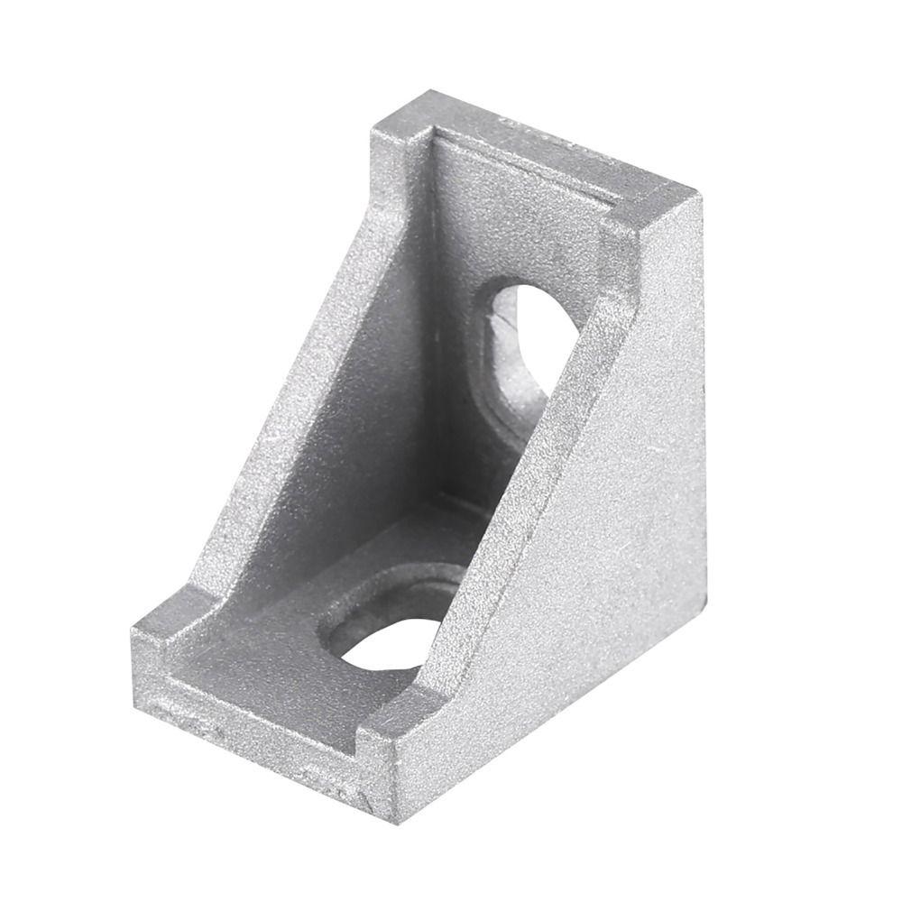 10pcs Silver Corner Bracket Aluminum Alloy L Shape Bracket Aluminum Extrusion Profile