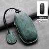 Leather Car Key Case Cover for BYD DENZA D9 2025 for Denza D9 DM-i 2025 2025 Auto Key Fob Shell Car Styling Keychain Accessory