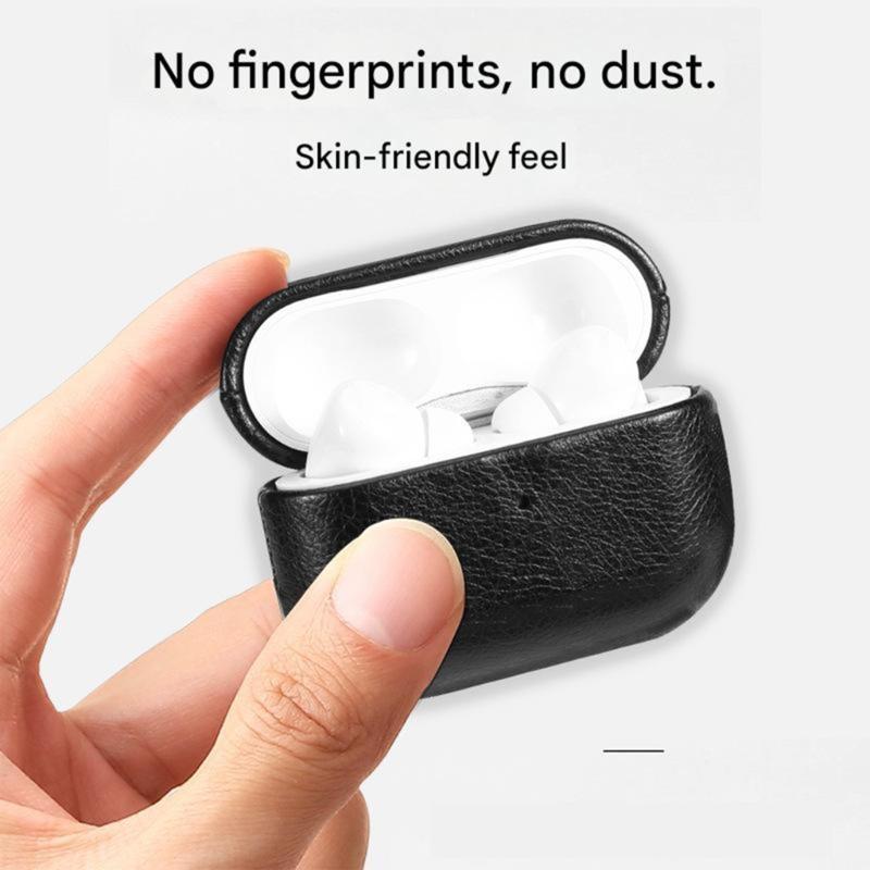 Full Coverage Leather Texture Protective Case For Pods 1 2 3 4 and More Models Anti Slip and Precise Button Cutouts