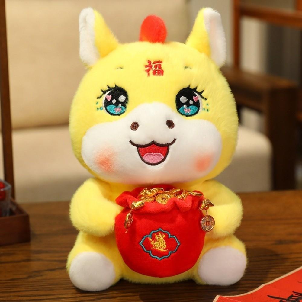 Mascot Dolls Stuffed Horse Toy Cute Zodiac Pony Figurine 2026 Horse Plush Doll Chinese New Year