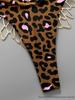 Leopard Print Sexy Two-Piece Bikini Set for Women