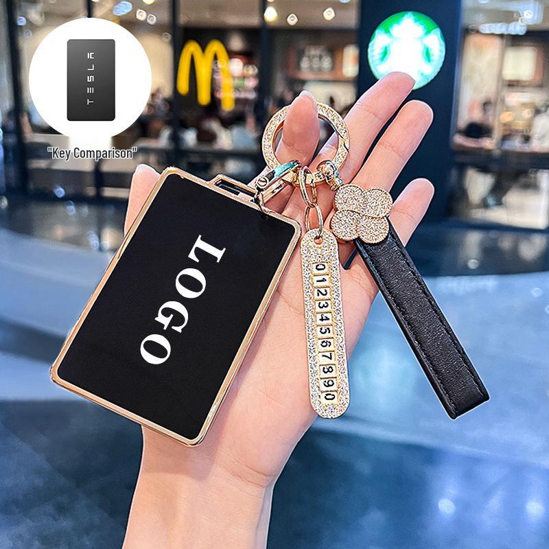 Suitable for Tesla Model Y Key Card Case, Model 3 Card Holder, and Model X 3rd Edition Car Shell Buckle.