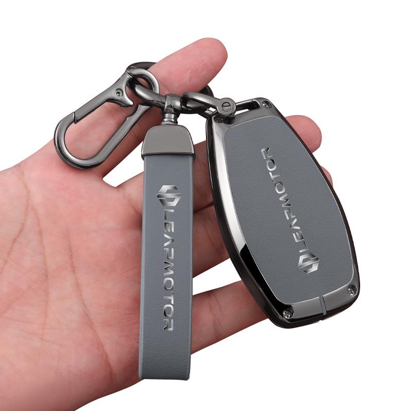 2023 Leapmotor T03 Key Case: Anti-Lost Shell with Car-Use Bag & Lock Buckle