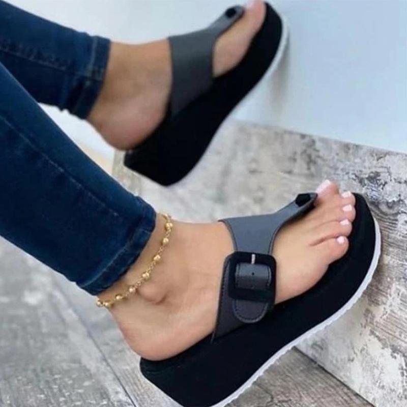 Fashion Women Slippers 2024 New Heels Sandals For Summer Slippers Shoes Women Flip Flop Designer Platform Shoes Heels Chausson Femme