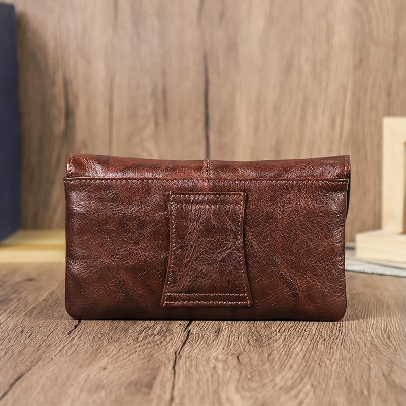 CONTACT'S Genuine Leather New Style Men's Waist Bag for 6.9 Inch Mobile Phone FRID Wallet Card Holder Male Belt Pack Phone Pounch