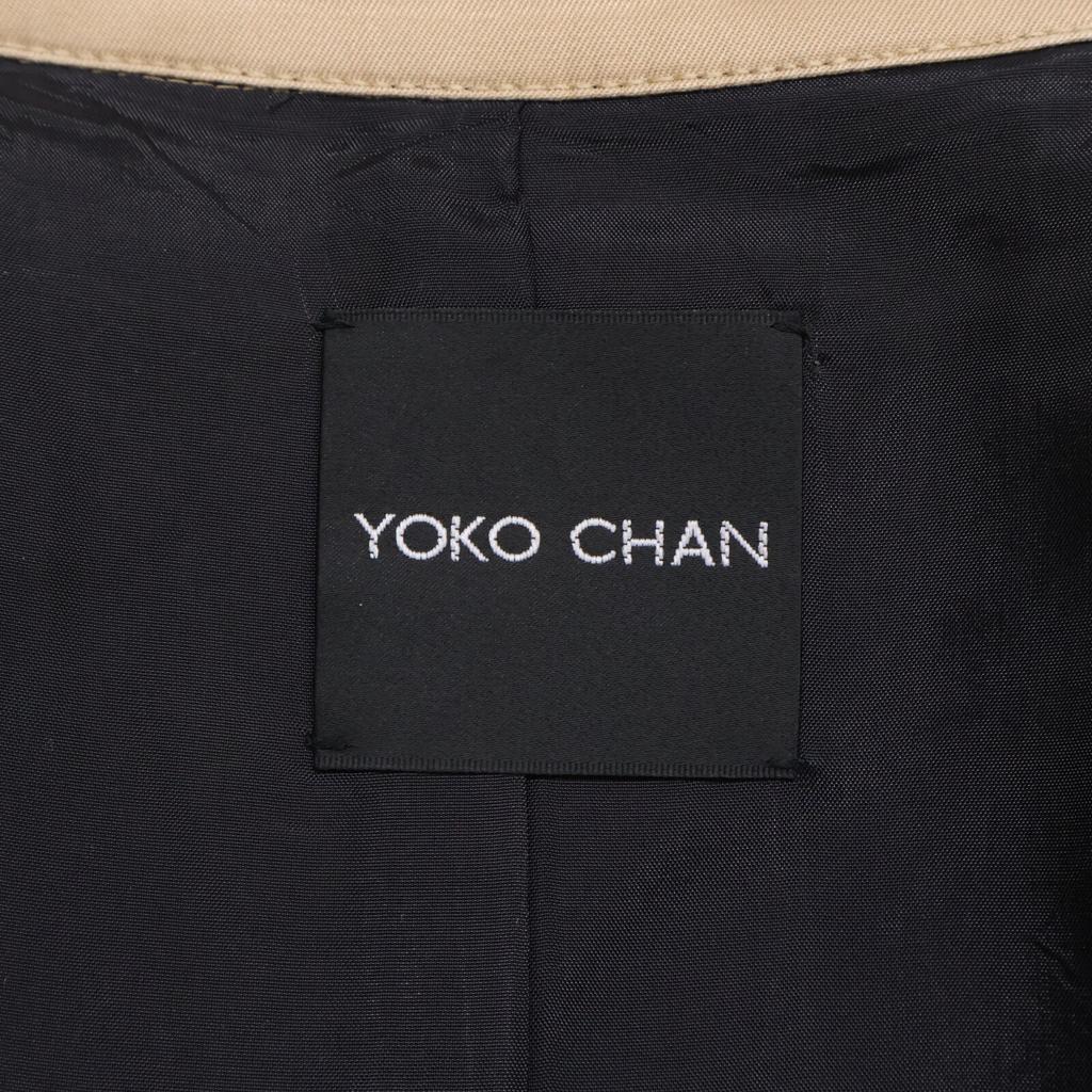 YOKOCHAN Beige Cotton Trench Coat YCC-14Stainless Steel-027 Coat 38 beigeUsed