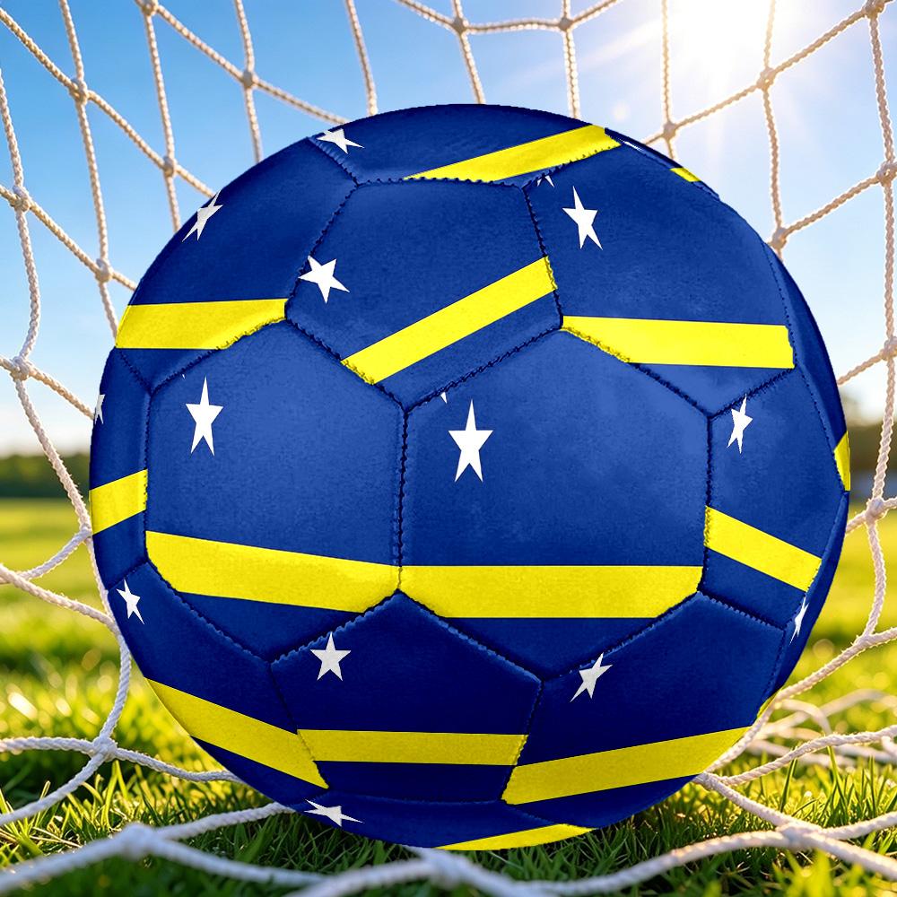 1pc 2026 Classic Flag Soccer Ball Size 5, Machine-stitched, Suitable for Practice Matches/tournament Training Sports, Lightweight and Durable. C7015
