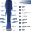1/3 Pairs Compression Socks Knee High 20-30 Mmhg Fit Medical Edema Diabetes Varicose Veins Running Marathon Sports Socks