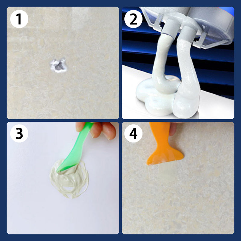 Zestaw 100g Past do Naprawy Pęknięć Płytek Ceramicznych Środek do Naprawy Płytek Marmurowych Uniwersalny Krem do Naprawy Płytek Podłogowych do wypełniania dziur i pęknięć