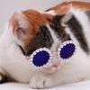 Pet Mini Sunglasses Pearls Colorful Glasses Dog Goggles Cute Sunglasses Photo Glasses Pet Goggles Pet Glasses