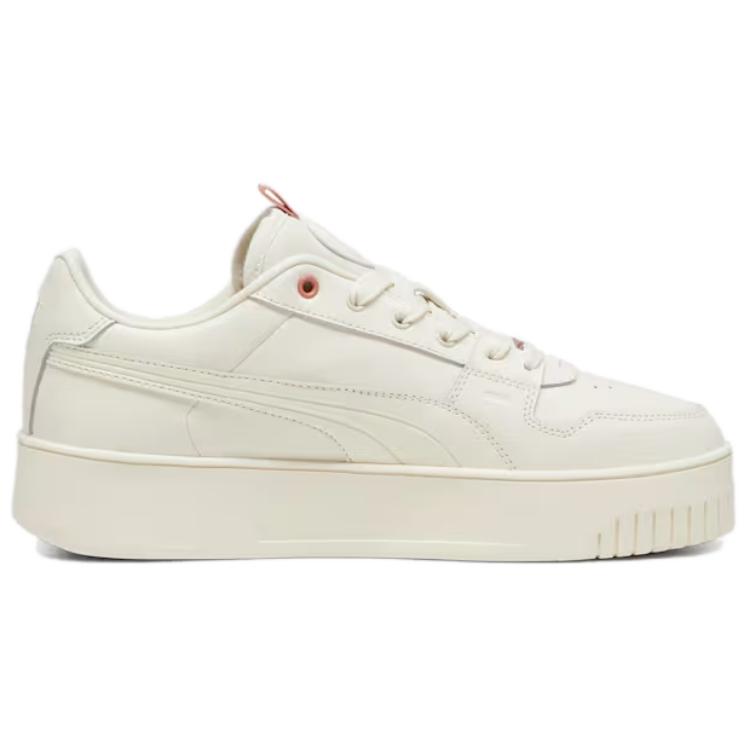 New PUMA Carina Street Low Top Skateboard Shoes Women's Ivory White 397487-03