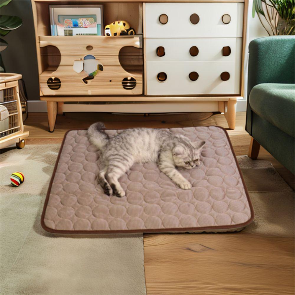 Bite Resistant Dog Cooling Ice Pad Non-Slip Dog Cooling Mat Pet Supplies Pet Ice Pad  Backyard