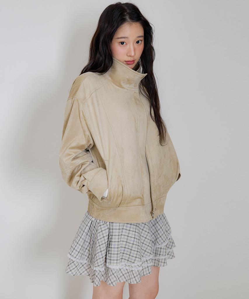 Ollibeudeollibeu Check Frill Tiered Skirt Oe6Ms3070