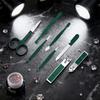 Xiaomi Manicure & Pedicure Kit Available In Gradient Purple-blue Black Rose Golden And Dark Green Portable Professional Nail Care Set