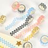 Black And White Grid Tape Creative Grid Lines Color Basic Diy Bookkeeping Decorative Material Stickers Washi Tape Kawaii 3M