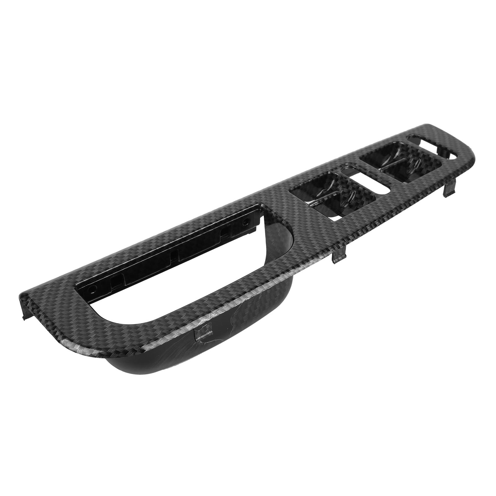 

Car Window Master Switch Cover Trim 3B2867172E Right Hand Drive Carbon Fiber Style Replacement for