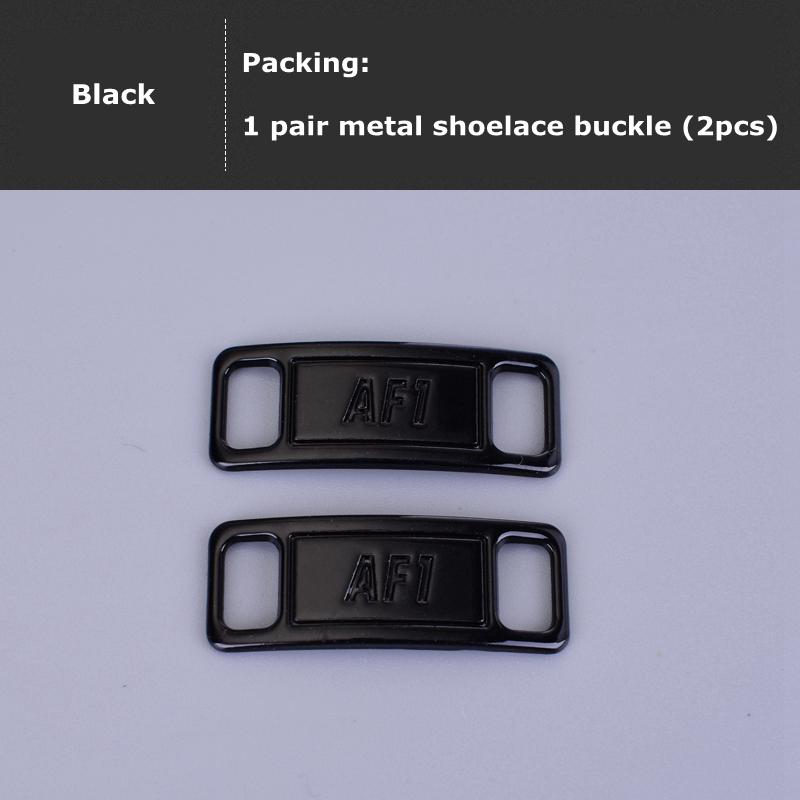 2pcs/pair Metal Shoelace Buckle for AF1 Sneakers DIY Lace Lock Accessories Shoelaces Buckle Kit for Customizable Sneaker Laces