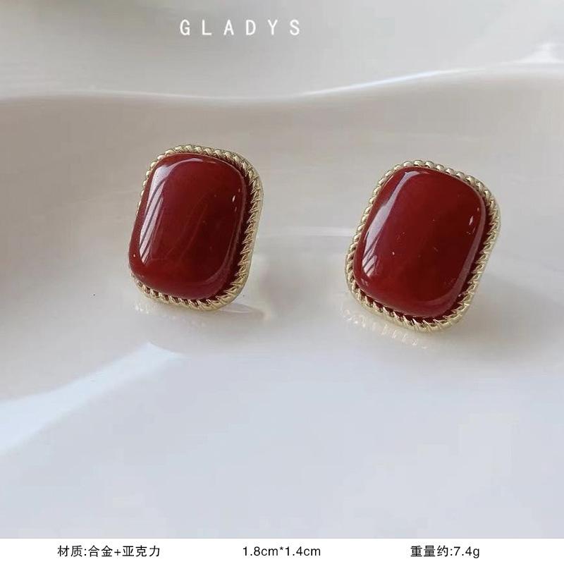 Elegant Delicate Zircon Tulip Flower Earrings