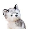 Realistisches Husky-Hund-Plüschtier, gefülltes Tier, weicher Wolf, Haustierpuppe, süßes Kindergeschenk 7