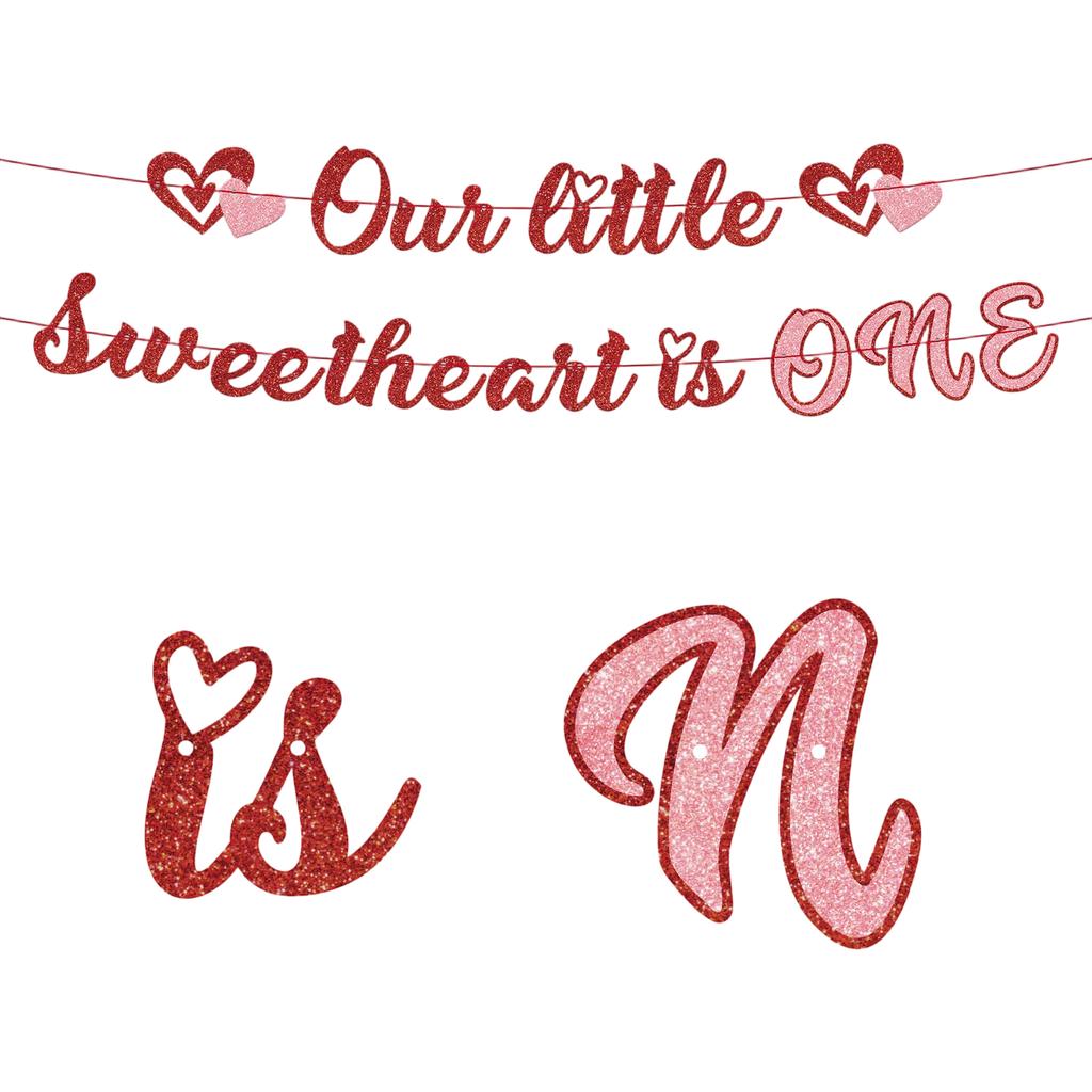 Valentine's Day Heart-shaped Banner Party Decorations Valentine's Day Garland Banners Proposal Decorations