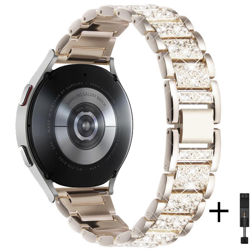 20mm 22mm Diamantarmband für Samsung Galaxy Watch 7/6/5 pro/4/Classic/active Gear s3 Metallarmband Huawei GT/2/GT2/3 Pro 4 Armband