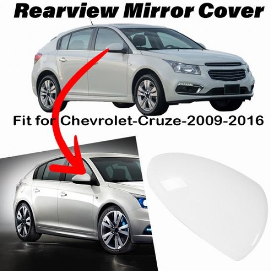 For Chevrolet Cruze 2009-2015 Right Side Rearview Mirror Cover Housing Cap White