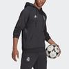 adidas Felpa con cappuccio sportiva da calcio Real Madrid Uomo Top Nera GR4276
