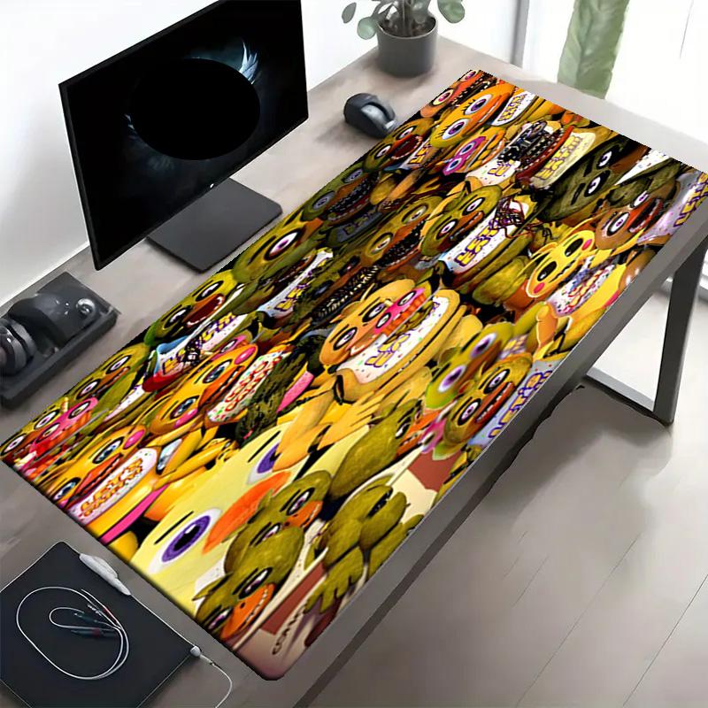 Five Nights At Freddy's Print Mouse Pad, Anti‑Slip Desktop Keyboard Mat, for PC Laptop Gaming Working Daily Use, Cool Festival Surprise Gift