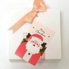 30Pcs Merry Christmas Gift Cards Greeting Card Christmas Tree Stickers Cute Design For 2022 New Year Gift decoration card