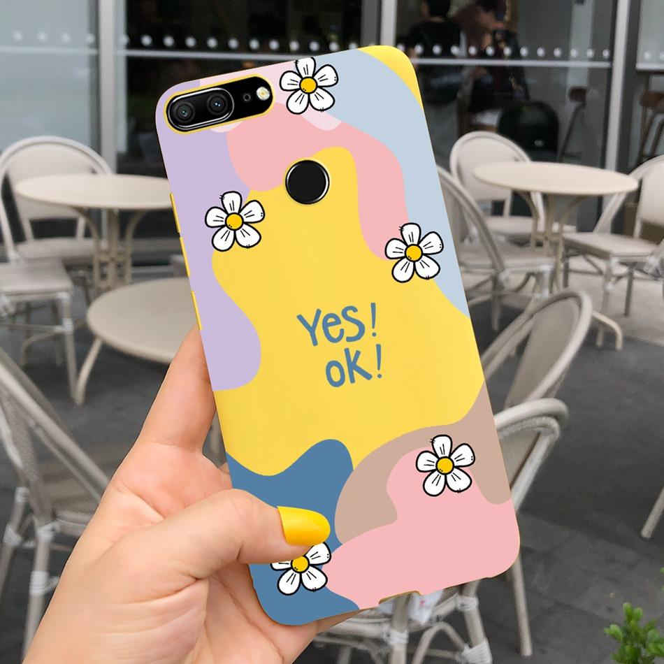 Cute Cartoon Phone Case For Honor 9 Lite LLD-L21 Candy Color Soft Silicone Back Cover For Honor 9 STF-L09 Funda Honor9 9Lite